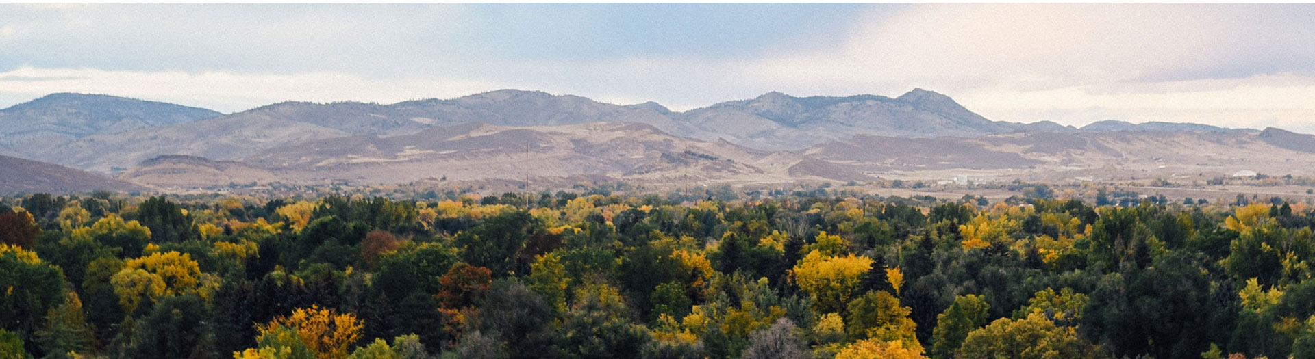 Landscape image of Fort Collins Co. in Autumn